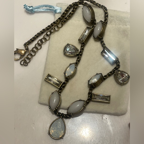 Silpada KRN0016 Crystal Clear Moonstone Necklace EUC - Picture 2 of 5